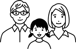 家族(3人)のケース