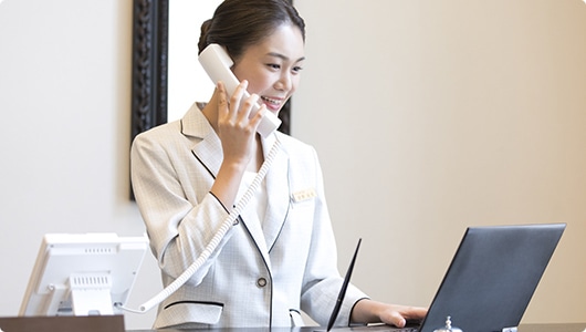 コンシェルジュのお手伝い